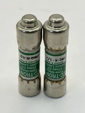 CC-TRON FNQ-R-1/2 FUSE 600VAC TIME DELAY Lot Of 2 Fuses