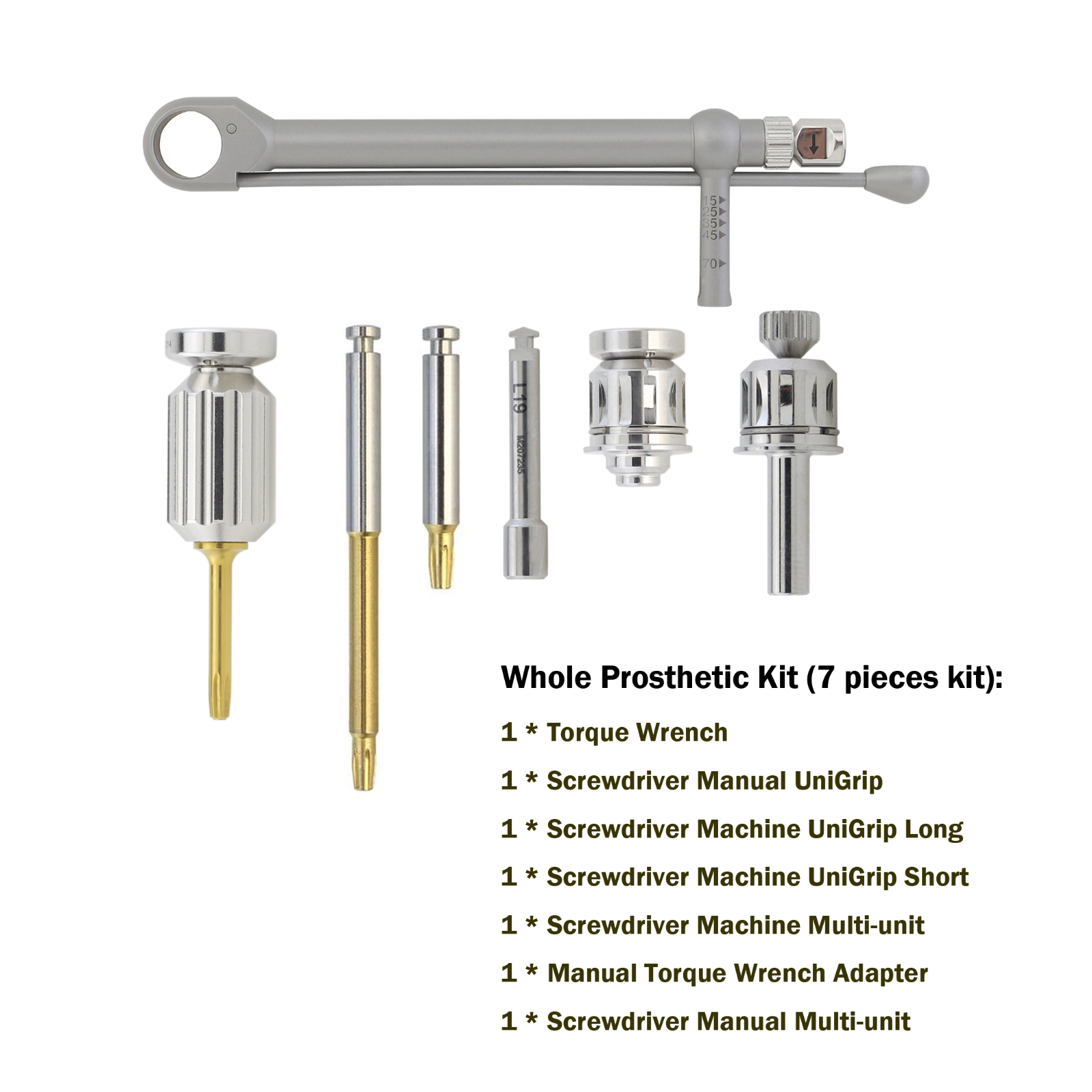 Dental Nobel Drivers Implant Screwdriver UniGrip Torque Wrench Manual Adapter eBay