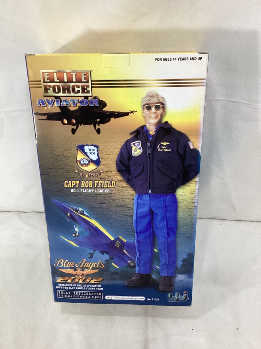 Elite Force Aviator Navy Blue Angels Capt Rob FField Doll Figure