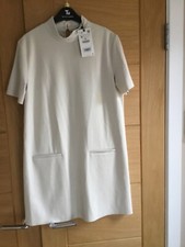 Zara Ivory Tunic/Dress size Medium New With Tags