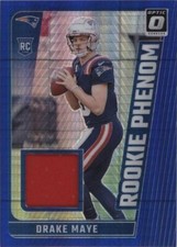 2024 Donruss Optic Drake Maye Rookie Phenoms Relic Hyper PSA 10 GEM MINT Rpbdme