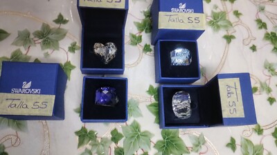 1 ANILLO A ELEGIR. SWAROVSKI ORIGINAL EN CAJA   REGALOS GRATIS. Talla 55 y 58 