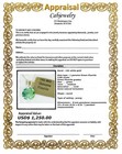 GENUINE 2.89 Cts GREEN FLUORITE PENDANT 14K SOLID WHITE GOLD - Free Appraisal — photo 6