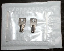 HMC27251 to HMC27500 2-NEW KEYS FOR Protex Gun Wall Safe Homak. Replacement KEY