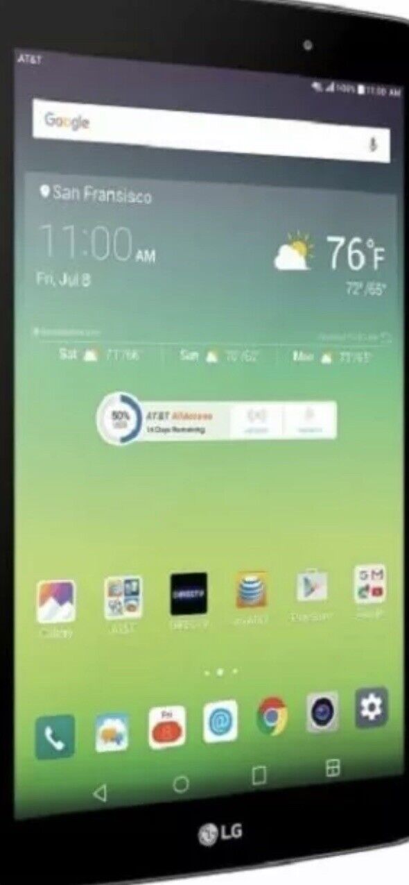 LG Shipping included G 100% quality warranty! Pad X V520 8.0