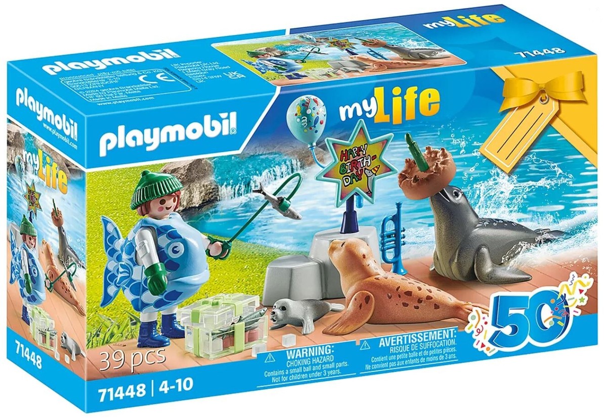 Playmobil My Life Gift Set 71448 Party with the seals New Boxed 50