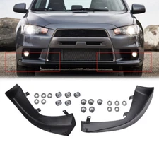 Pair Front Left & Right Side Valance For 2008-2015 Mitsubishi Lancer Primed