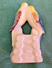 1940s Pottery Love Birds Planter — photo 3