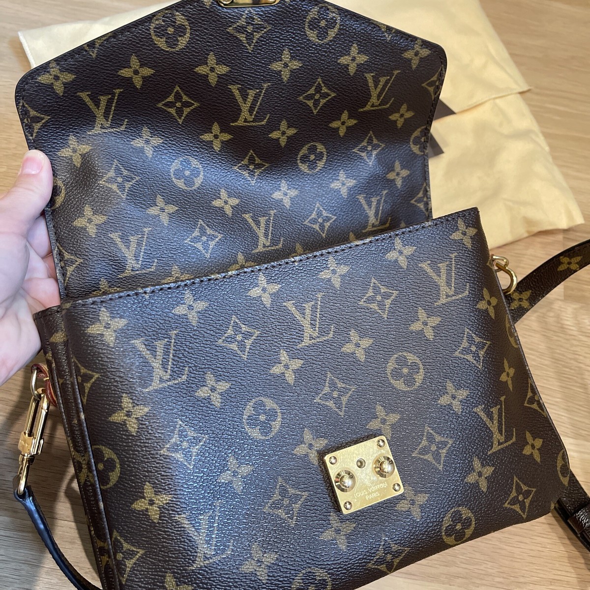 Louis Vuitton Pochette Métis Shoulder Bag Brown Canvas M40780 | eBay