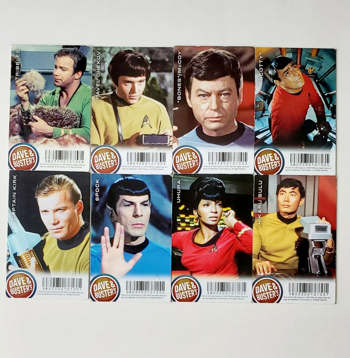 dave and busters star trek rare card Star Trek Dave & Busters: The Original Series with RARE Tribble card