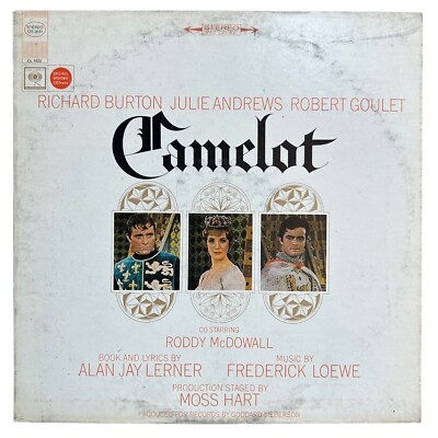 Camelot: Original Broadway Recording (VG/VG) Vinyl Record LP KOL 5620