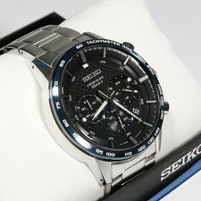 Seiko Quartz SSB089P1 It Men's Wristwatch Ca for sale online | eBay