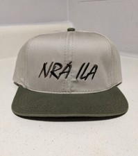 Vintage NRA ILA Strapback Hat Cap National Rifle Association Promo Made In USA