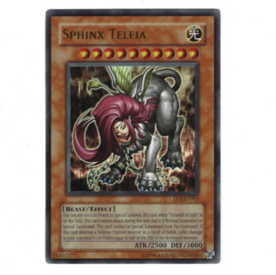 Spinx Teleia YUGIOH! 1-SPHINX TELEIA-ULTRA RARE-EP1-EN003 | eBay