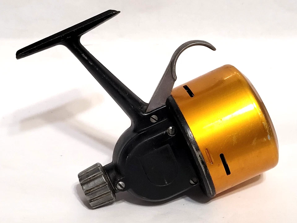 Antigo RARO Record 700 Carretel de Pesca, Suíça, Arrasto Traseiro - Rosto Fechado Giratório - Imagem 4 de 4
