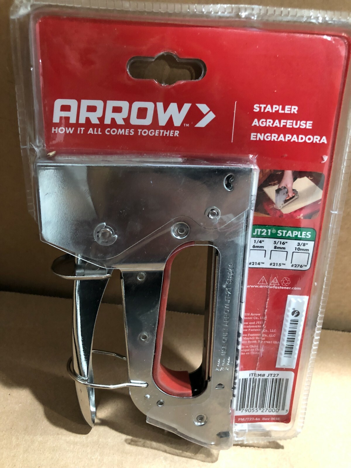 Arrow Fastener JT27 Thin Wire Staple Gun Uses Three Sizes OF JT21 Staples NEW eBay