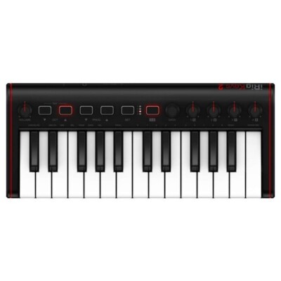 IK Multimedia iRig Keys 2 Mini - 25-Key Ultra-Compact MIDI Keyboard Controller