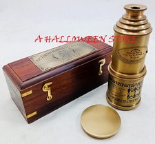 MARITIME BRASS ANTIQUE VINTAGE 20" VICTORIAN MARINE TELESCOPE SPYGLASS GIFT