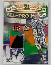 2022 Donruss Football All-Pro Kings Relic #APK-5 Ja'Marr Chase Studio #/100