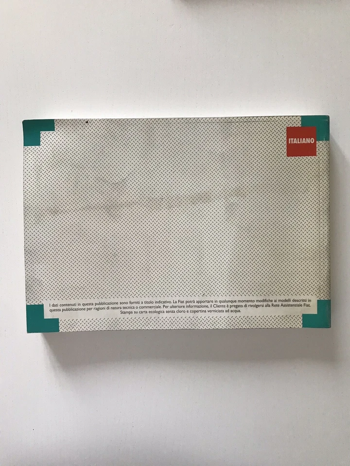 Libretto Uso E Manutenzione Fiat Punto 176 - Immagine 2 di 2