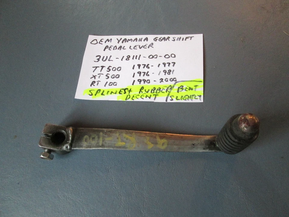 OEM YAMAHA TT500 / XT500 / RT100 palanca de pedal de cambio de marchas 3UL-18111-00-00 Foto 2 de 4