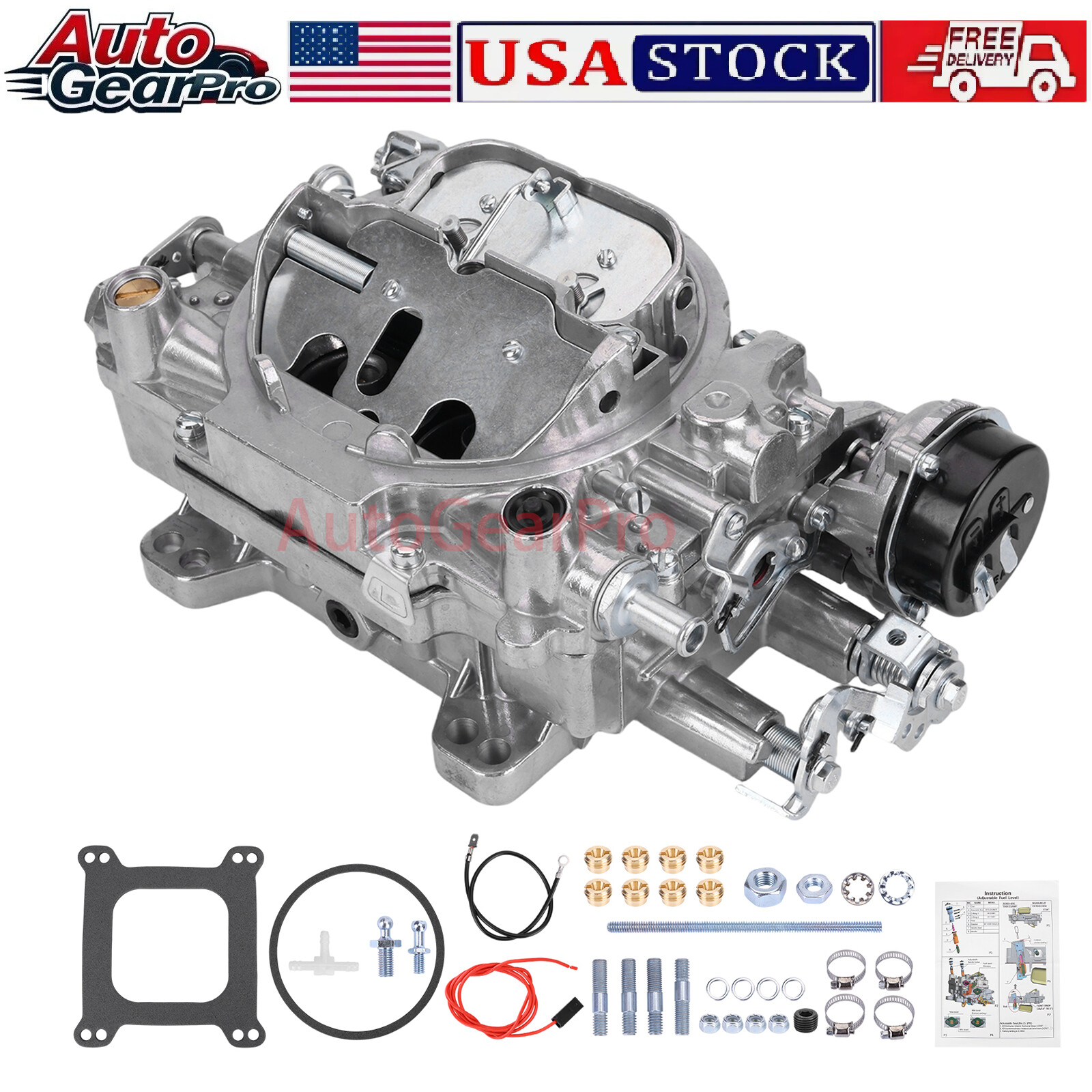 Edelbrock 1901 AVS2 Carburetor - 500 CFM, 4 Barrel, Electric Choke, Replacement For EPS Manifold