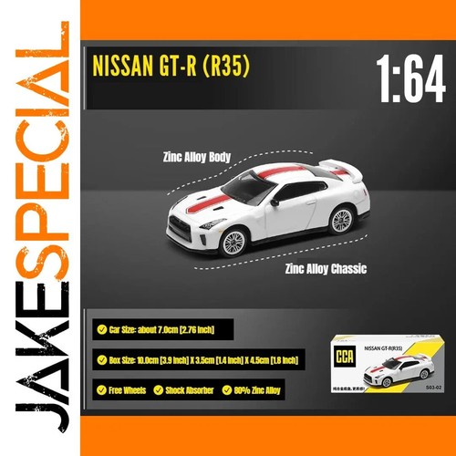 Voiture Miniature CCA 1/64 Nissan GT-R R35 Miniature Model Car Modèle ...