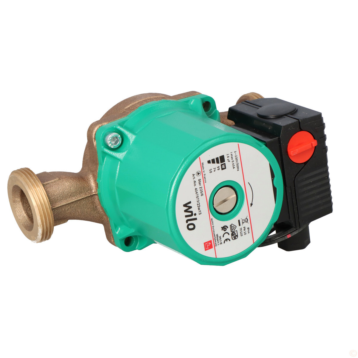 Wilo Bronze Wasserpumpe, Star-Z Typ 25/6-3 (Klarwasserpumpe) - Image 3