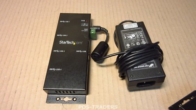 StarTech 4 Port Industrial USB 3.0 Hub Mountable Rugged Hub ST4300USBM  INCL PSU