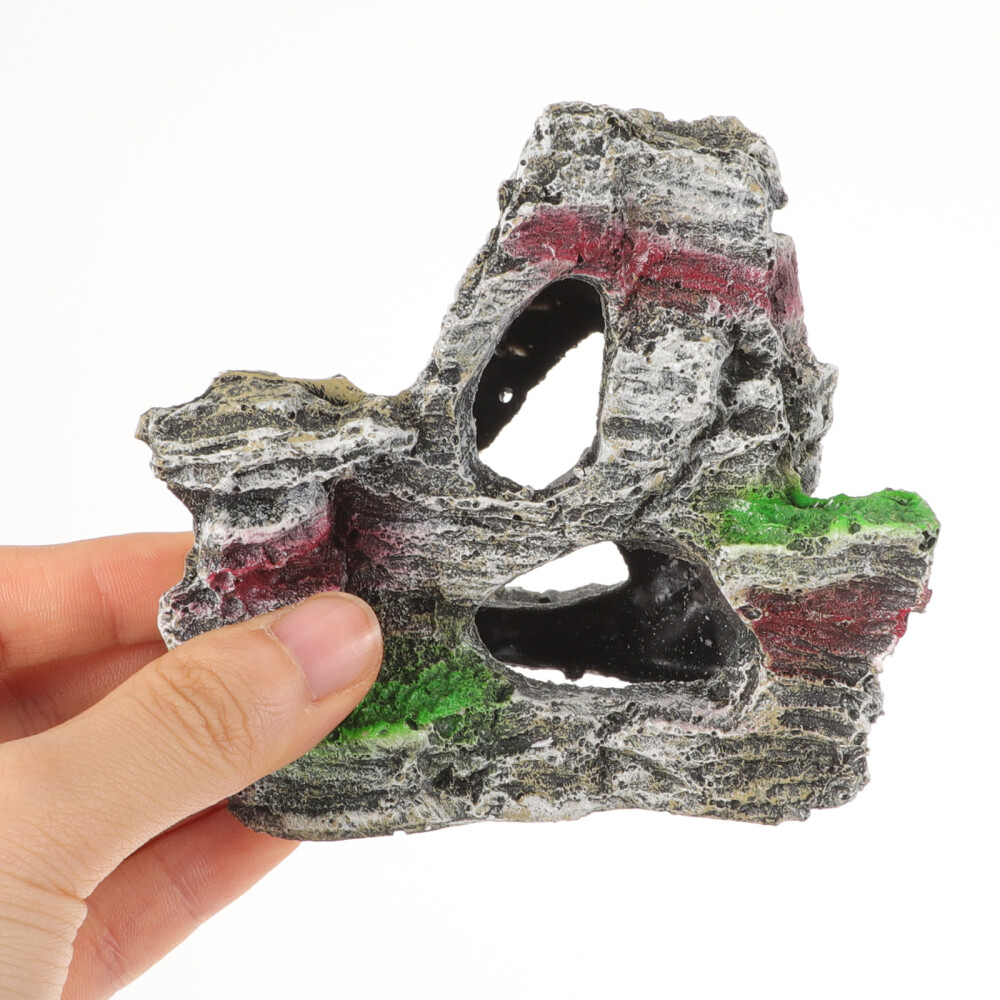 10 Pcs Aquascape Stones Resin Small Fish Tank Decorations Supplies