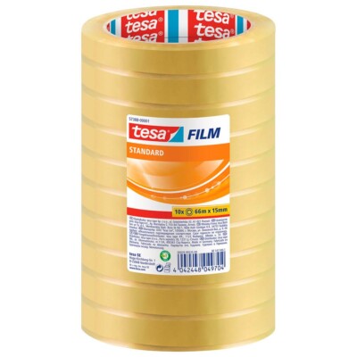 Tesa Klebefilm, 19 mm x 10 m, beschriftbar, 57335-00001-00 Tesa Klebefilm, 19 mm x 10 m, beschriftbar, 57335-00001-00