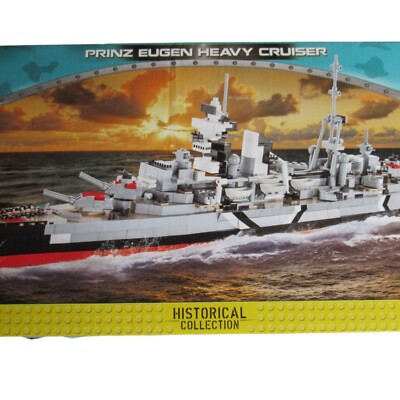 COBI Historical Prinz Eugen Heavy Cruiser Model Block Set #4823