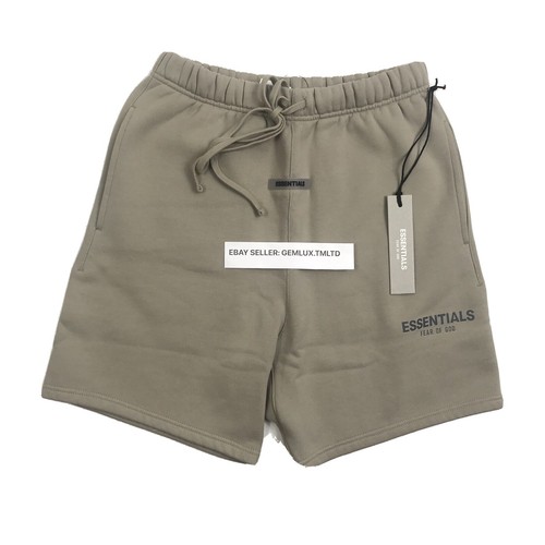 FEAR OF GOD ESSENTIALS SWEAT SHORTS TAN 