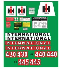 INTERNATIONAL 445 BALER DECAL SET