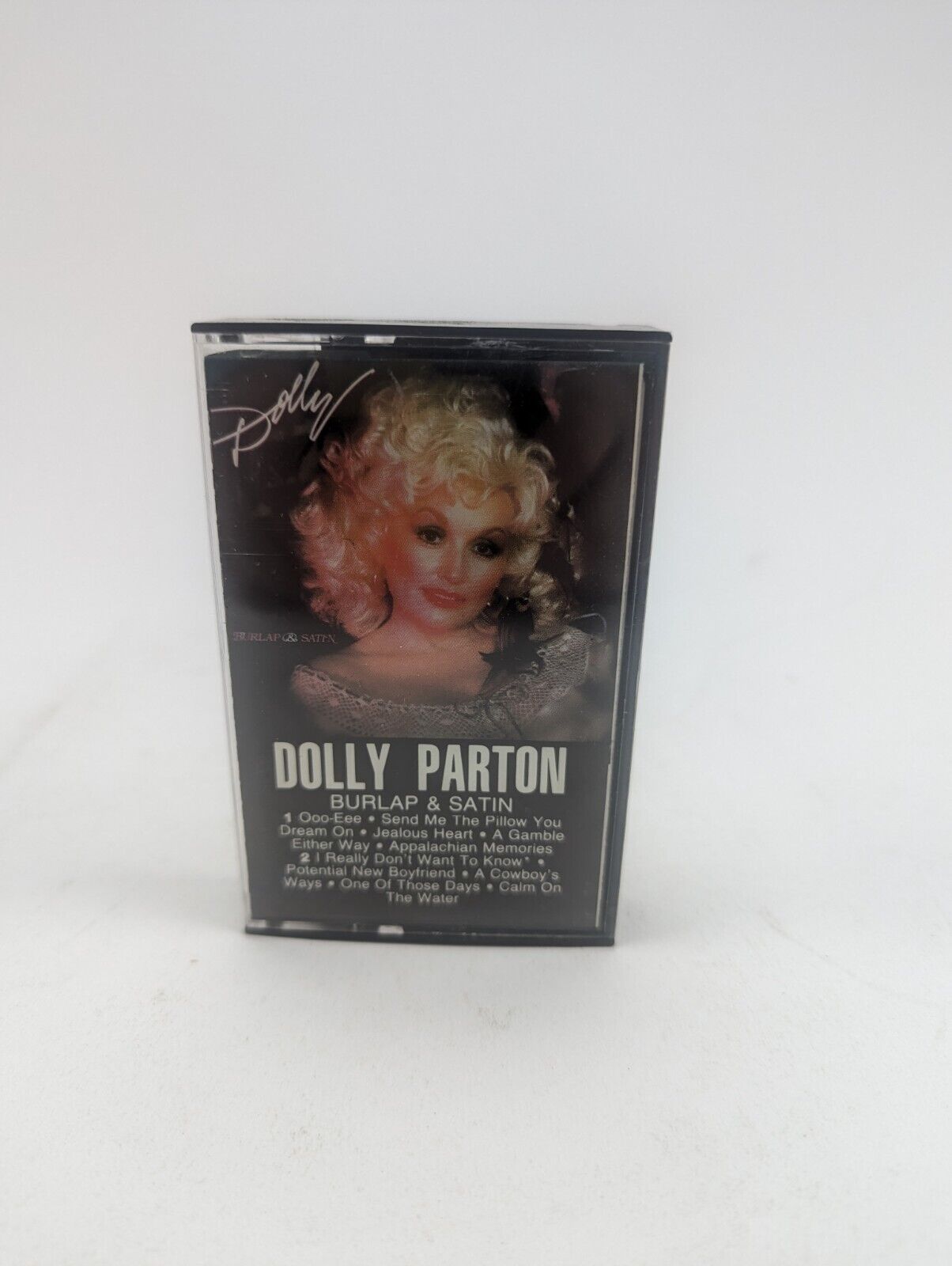 Dolly Parton Burlap & Satin Cassette Tape RCA 1983