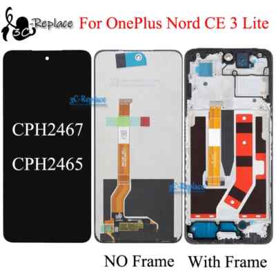 For OnePlus Nord CE 3 Lite CPH2467 CPH2465 LCD Display Touch Screen Assembly