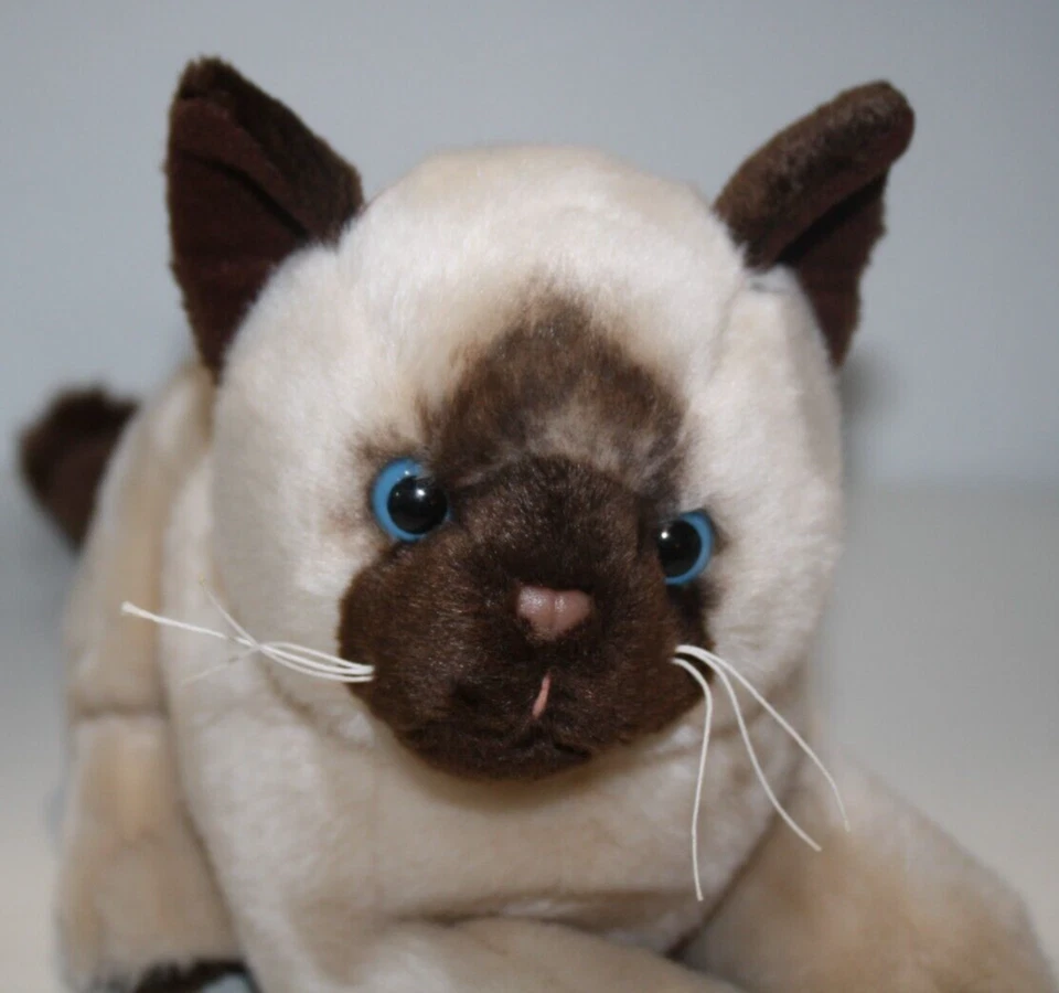 Ganz Siamese Cream Brown Kitten Cat 10" Plush Stuffed Animal Soft Toy H10264 - Image 3 of 4