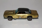 HOT WHEEL REDLINE CUSTOM T-BIRD, METALLIC GOLD, BLACK ROOF, HONG KONG, ORIGINAL
