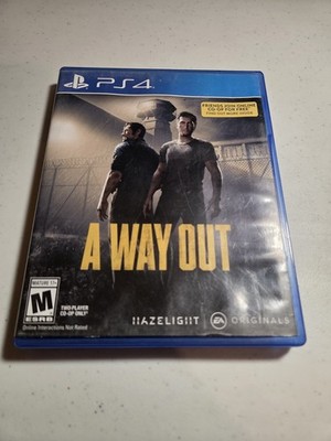 A Way Out (Sony PlayStation 4) - Complete In Box Tested Working