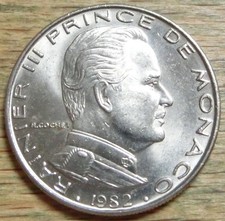 Monako 1 frank 1982
