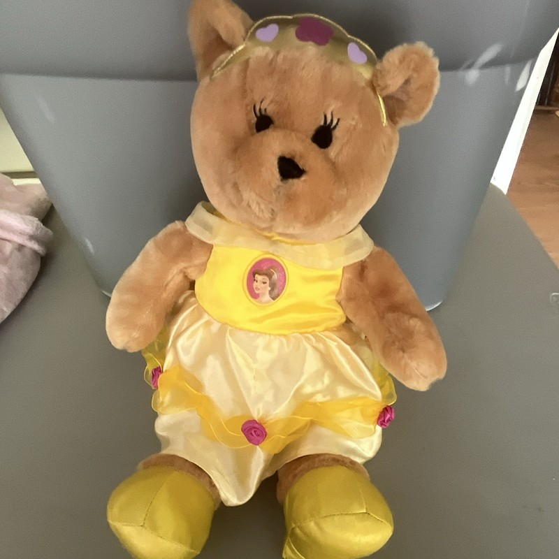 Disney Winnie the Pooh Animal Alley Plush Bear Yellow Outfit Small 6-14in 1999