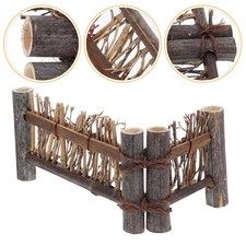  Small Picket Fence for Garden Dollhouse Decorative Flower Pot Ornament