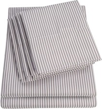 King Size Bed Sheets - 6 Piece 1500 Supreme Collection Fine Brushed Microfiber