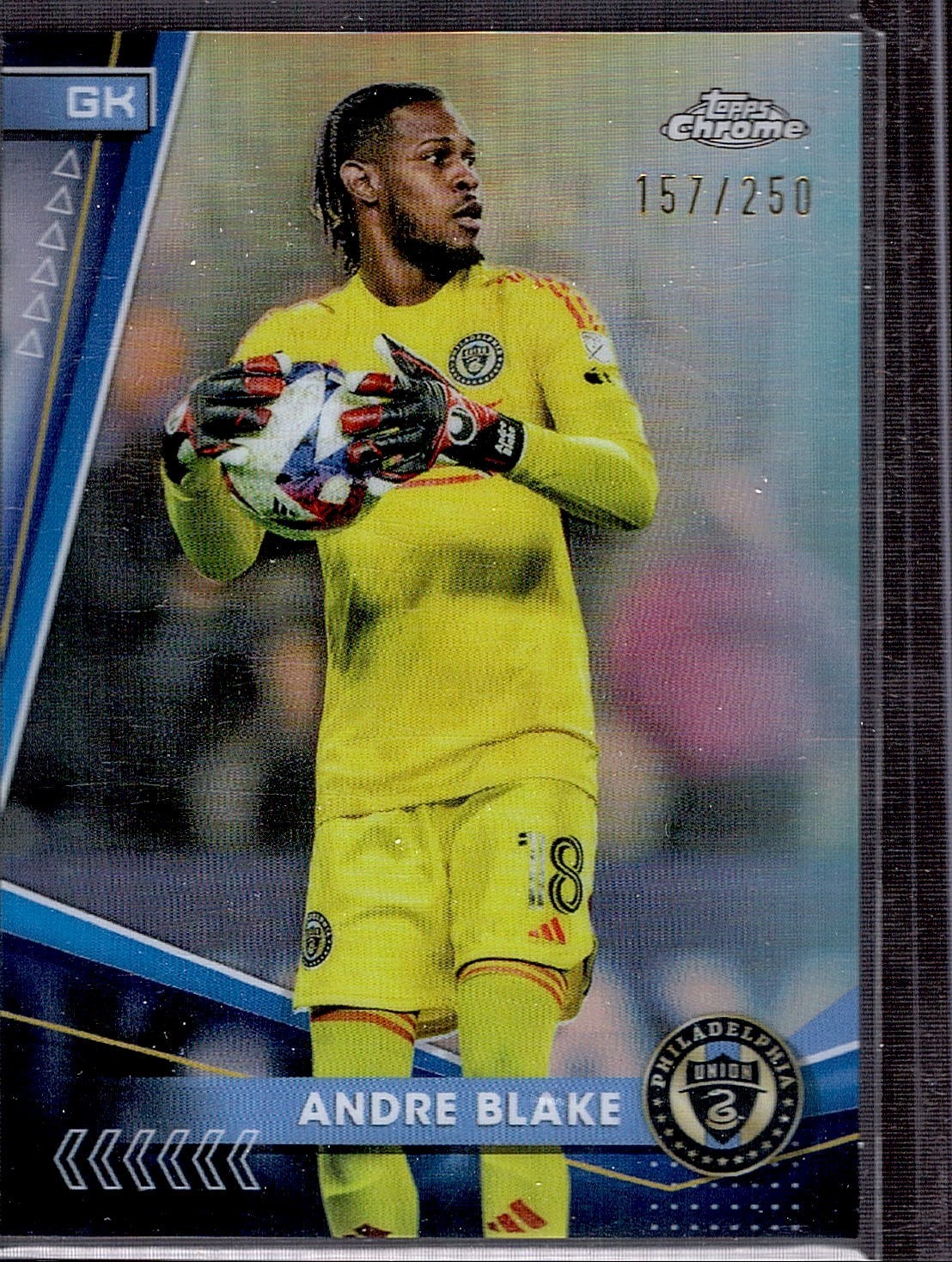 2024 Topps Chrome Mls - Andre Blake #85 Rose Gold Refractor /250