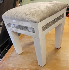 Dressing Table Stool Makeup Bench Chair Soft Padded Cushion Seat Vanity Chair