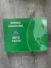 Ford Fiesta 2012 diagrama de cableado taller de servicio eléctrico original manual de reparación