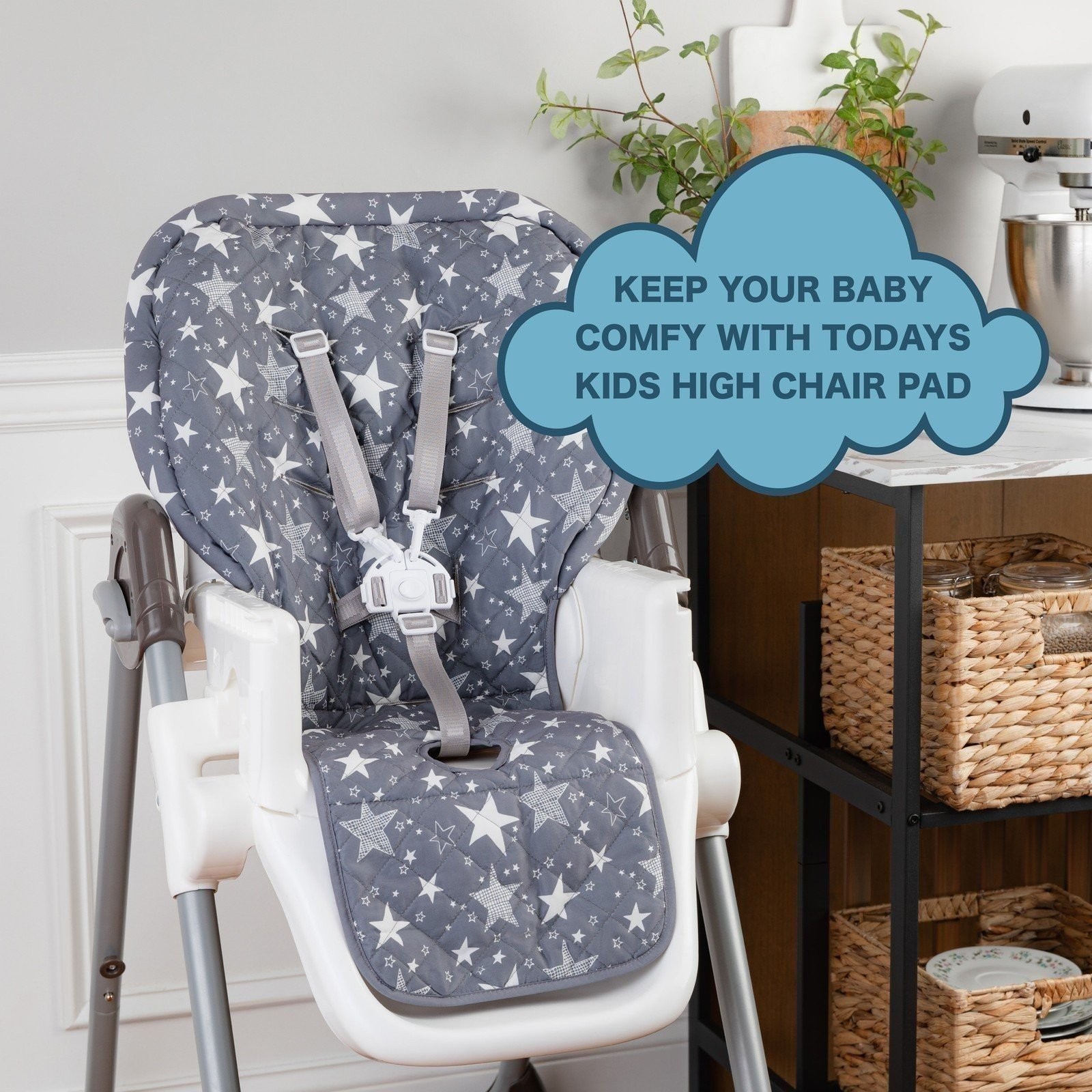 Todays Kids High Chair Pad - High Chair Cushion, Baby High Chair Covers,...