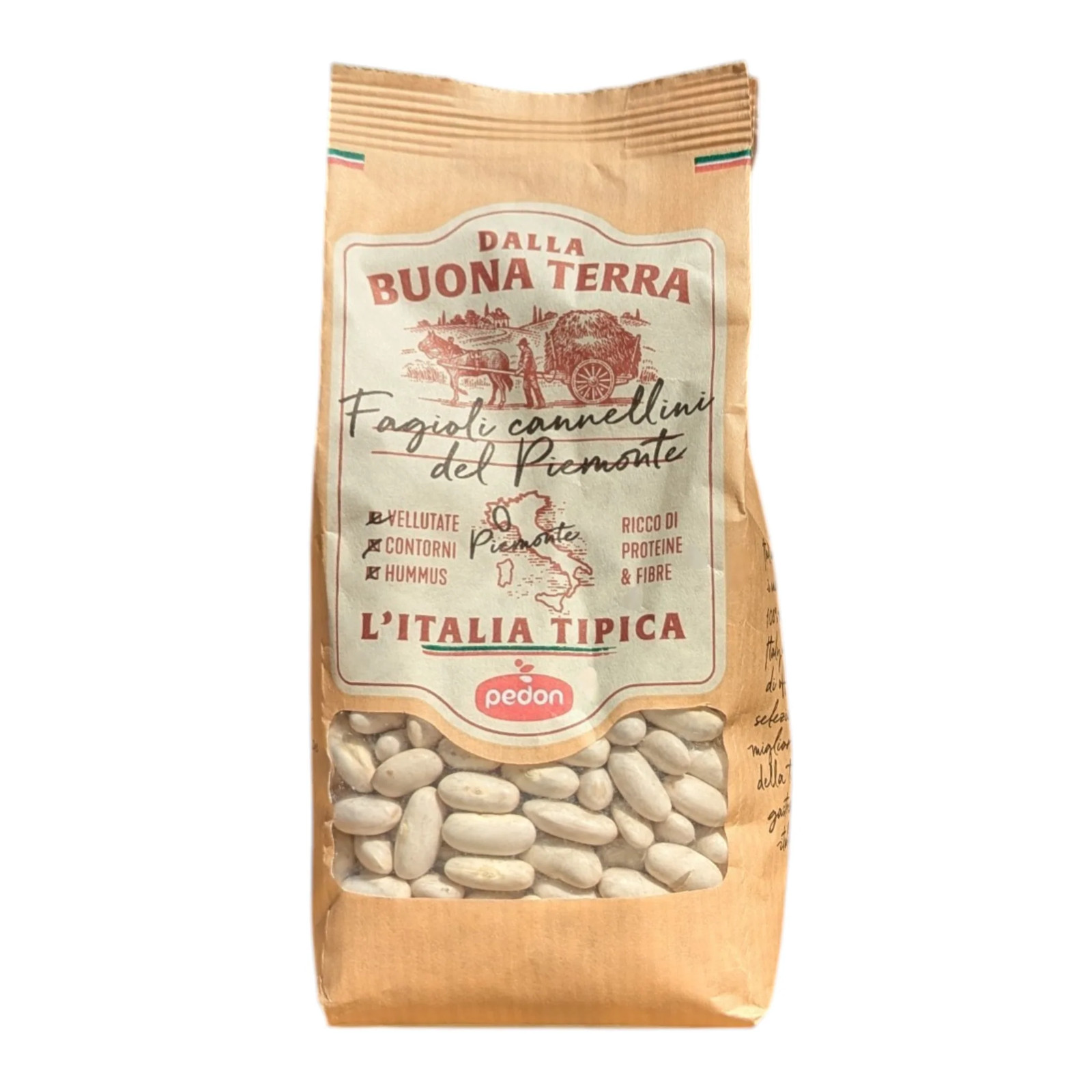 Dalla Buona Terra Fagioli Cannellini Del Piemonte - Cannellini Beans from Piemo