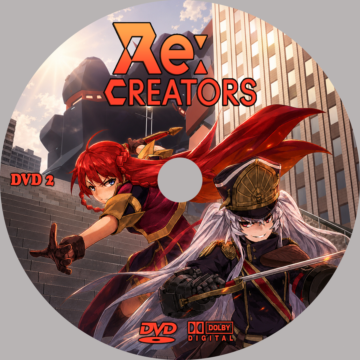Re:CREATORS レンタルDVD アニメ 全巻完結セット Re:Creators Complete Anime Series Episodes 1-22 English Subtitles