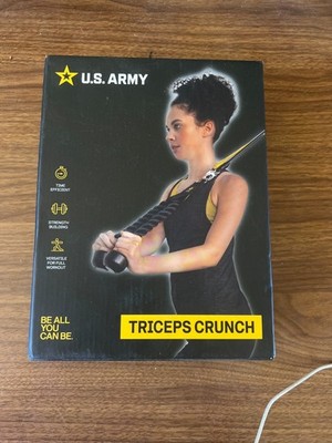 U.S. Army Tricep Crunch Resistance Trainer Home Gym Strength Building New